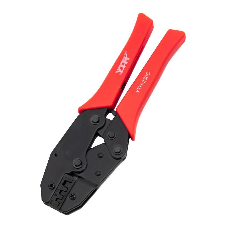 YTH-301 Series Ratchet Crimping Tool for Pin-Type Terminal, Labor-Saving Manual Crimper.
