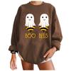 Halloweenská dámská mikina s dlouhým rukávem Dámská vycpávka s dlouhým rukávem