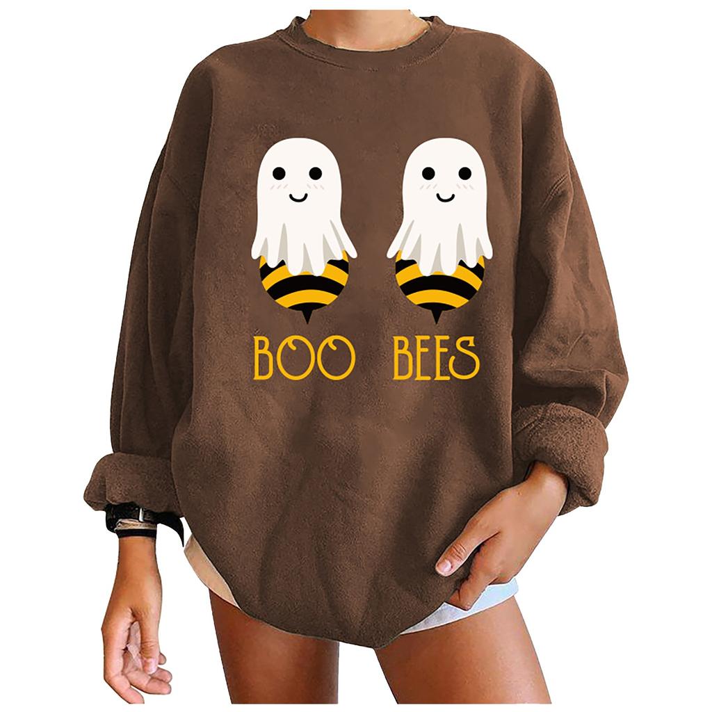 Halloweenská dámská mikina s dlouhým rukávem Dámská vycpávka s dlouhým rukávem