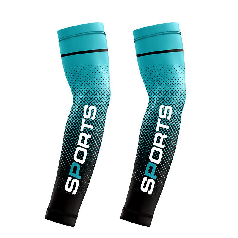 Men's Ice Silk Arm Sleeves - Cool Sun Protection for Summer Cycling, Outdoor Motorcycling, and Fishing