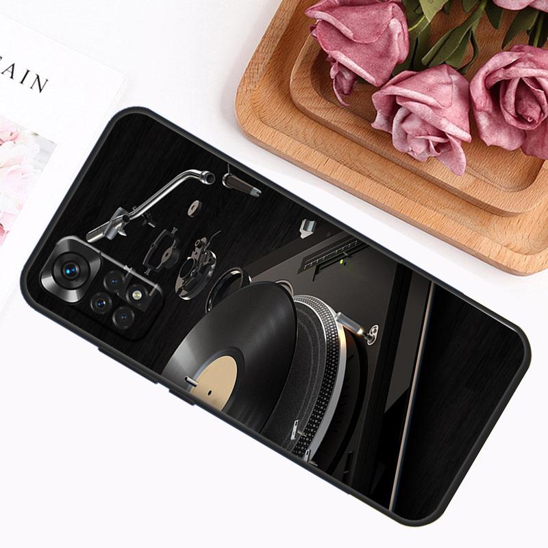 Vinyl DJ Record Art Case For Xiaomi Redmi Note 9 10 11 12 13 14 Pro 9S 10S 11S 12S Redmi 14C 13C 10C 12C Cover