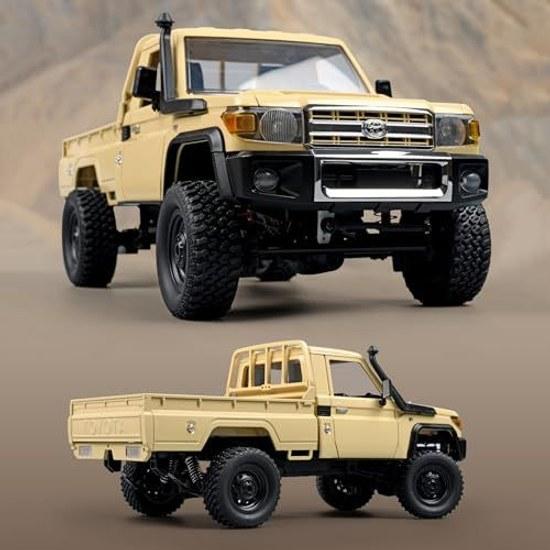 MN Model 112 Toyota Land Cruiser 79 Radio Control Crawler RC Car Technical Certification Completed MN-82 4WD Off-Road 2.4G Licensed Vehicle Birthday