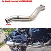 Stainless Steel Motorcycle Exhaust Muffler Motorcycle Exhaust Vent Middle Link Pipe for Benelli TRK 502