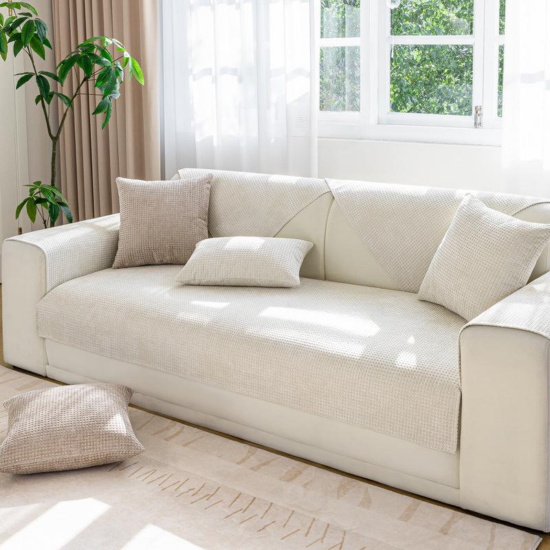 Sofa Cushion Four Seasons Cushion High-Grade Sofa Cover Non-Slip Backrest Cover Towel Four Seasons Universal Sofa Cover Cloth