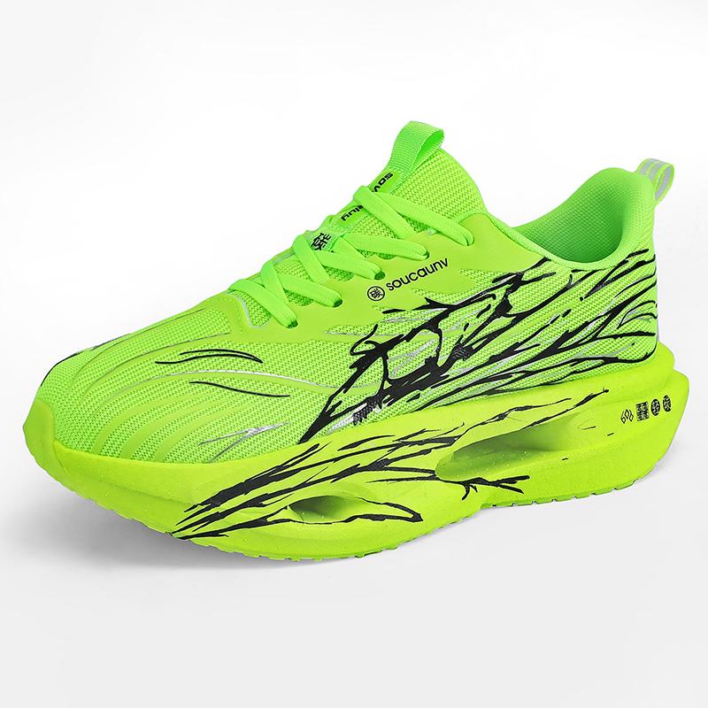 

Мужские кроссовки Легкие сетчатые Нескользящие Износостойкие Повседневные кроссовки Мужские Шнуровка Спортивные Дышащие Кроссовки для ходьбы Мужские 35 флуоресцентный зеленый