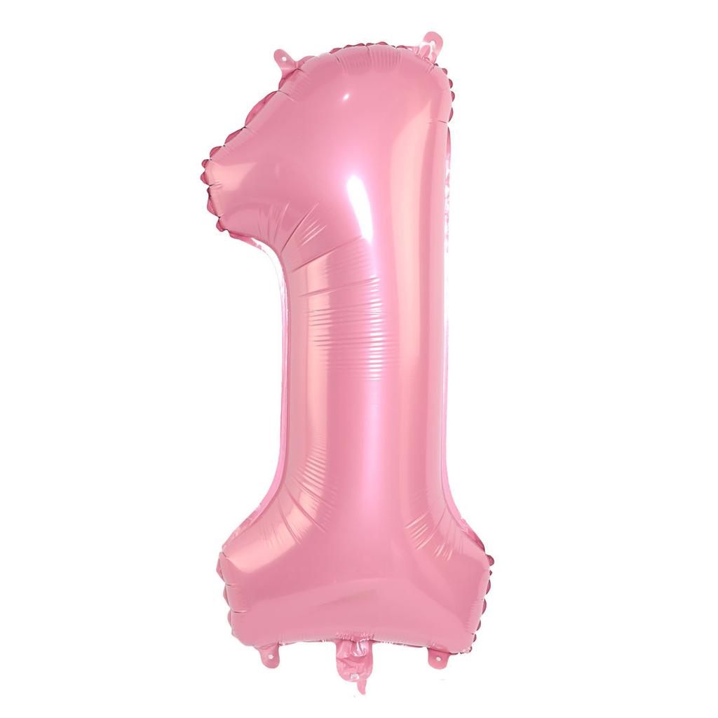 2023 2023 New Year's Eve Holiday Party Supplies Graduation Decoration (Light Pink, 40.64 Cm) Candy Pink Digital Balloon