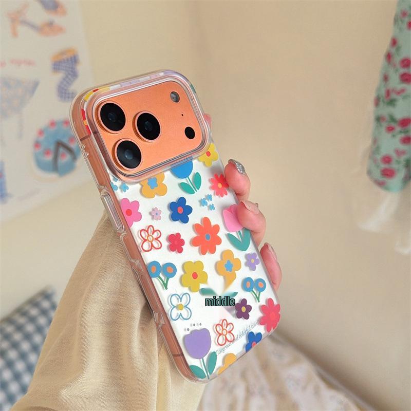 

Spring Fresh Floral Chain Phone Case for iPhone 17, 16 Pro Max, 15, 14 - High-End Style iPhone 16