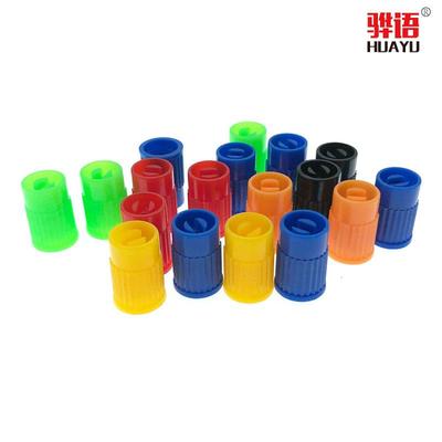 Colored Plastic Tire Air Valve Dust Cap Nozzle Cover