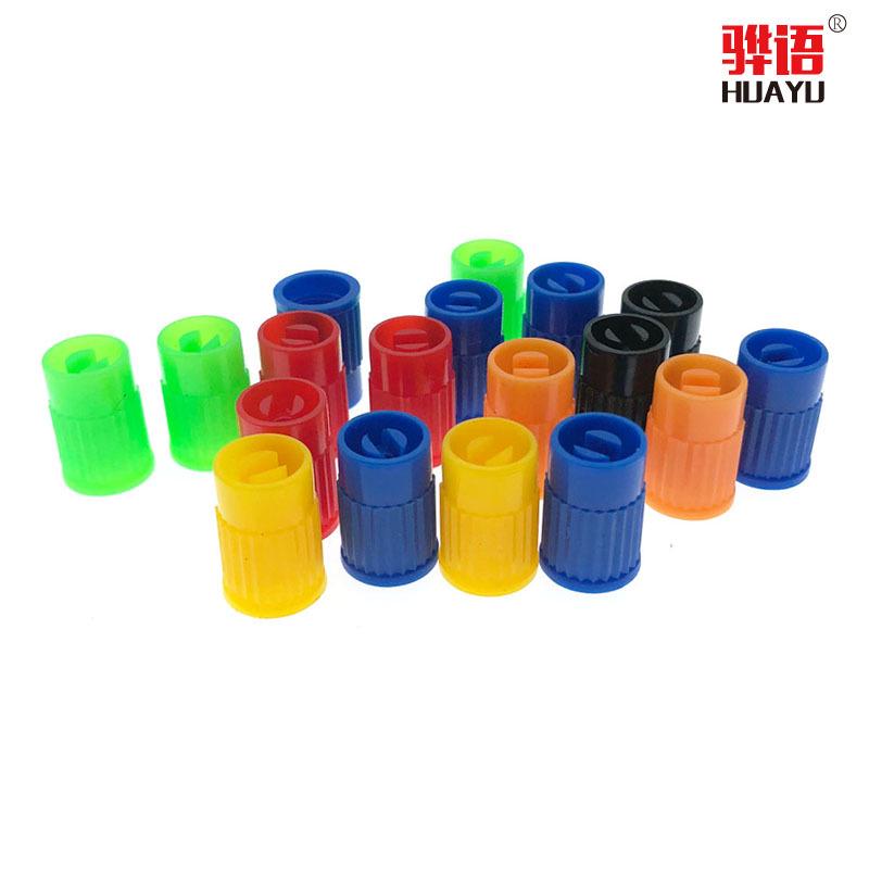 

Colored Plastic Tire Air Valve Dust Cap Nozzle Cover зелений
