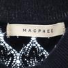 MACPHEE No Sleeve Knit S Navy Women Used