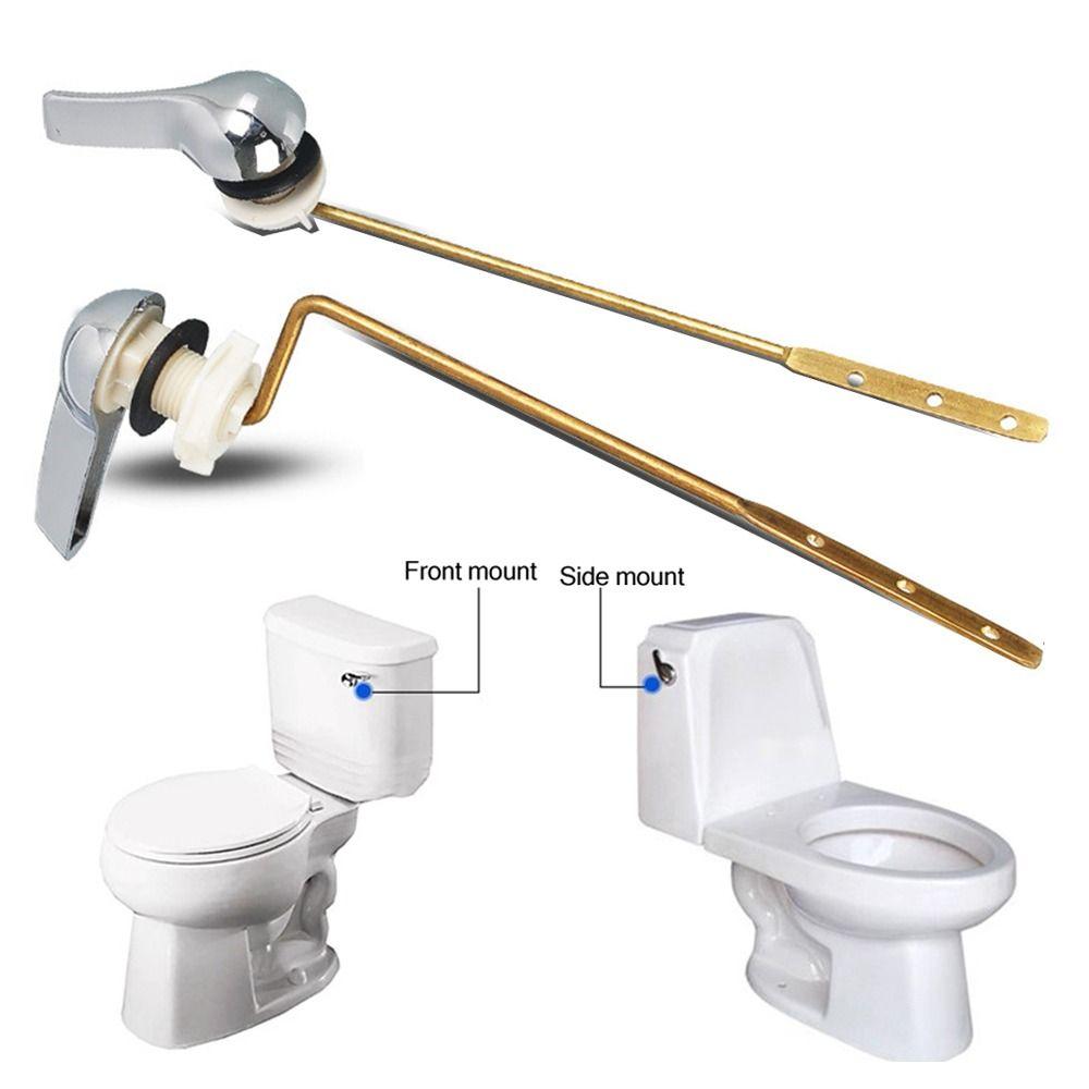 Brass Toilet Tank Handle Flush Lever Toilet Flush Button  Toilet Tank Replacemen