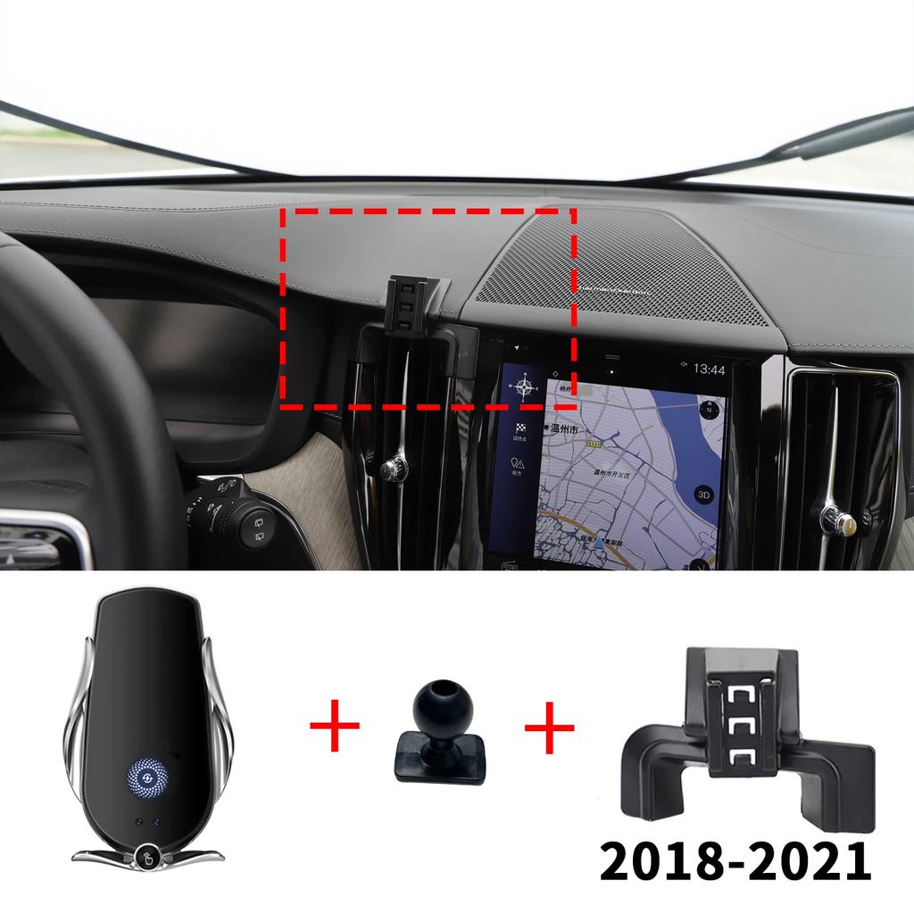 Car Mobile Phone Holder Accessories for Volvo XC60 2018~2025 GPS Bracket Navigation Stand Auto