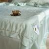 Ultra-luxury Jacquard Mulberry Silk Fill Cooling Blanket Set or 1 Pcs Natural Plant Fabric Summer Quilt Queen 100% Lyocell Duvet
