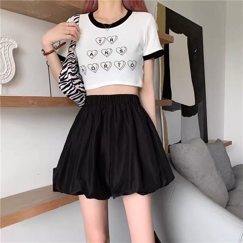 2024 Autumn Black Floral High-Waist Slimming Wide-Leg Casual Pants for Women