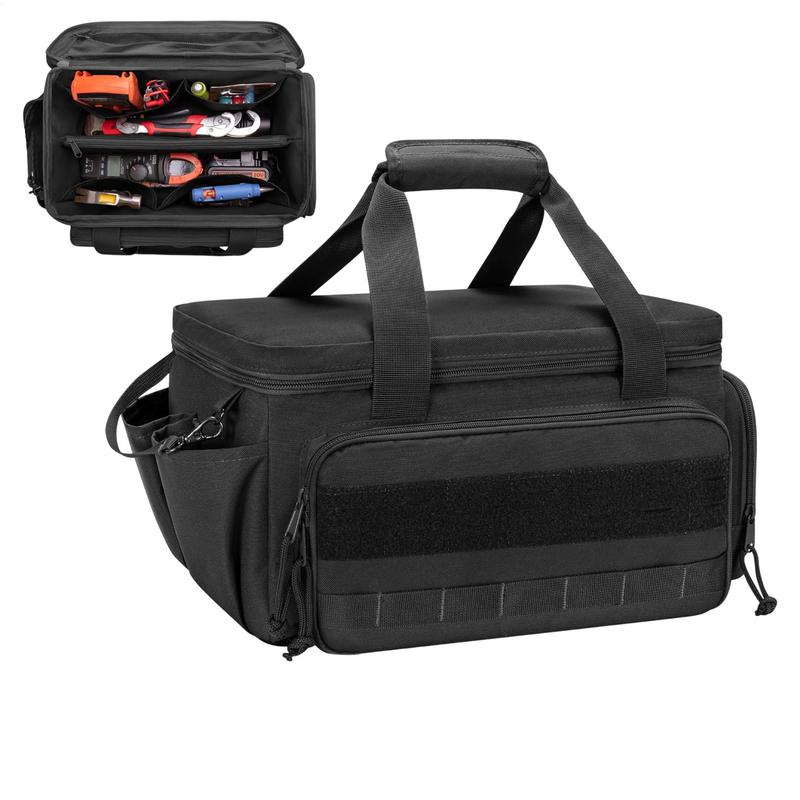 Heavy Duty Tacticals Tool Bag Non-Slip Base Multipurpose Work Organizer For Handyman Carpenter Durable Portable Tool Storage
