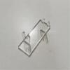 2 Piece Clear Acrylic Fan Holder Shelf With Sturdy Stable Design Elegant Fan Organizers For Collectibles Organization