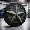 1 pezzo Copriruota di scorta a stella a cinque punte 100% poliestere resistente, vestibilità universale per auto, SUV e camper - Resistente ai graffi, Wa