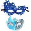 2 Pcs Elegant Black Lace Masquerade Mask Set For Couples Perfect For Venetian Party Mardi Gras And Halloween Celebrations