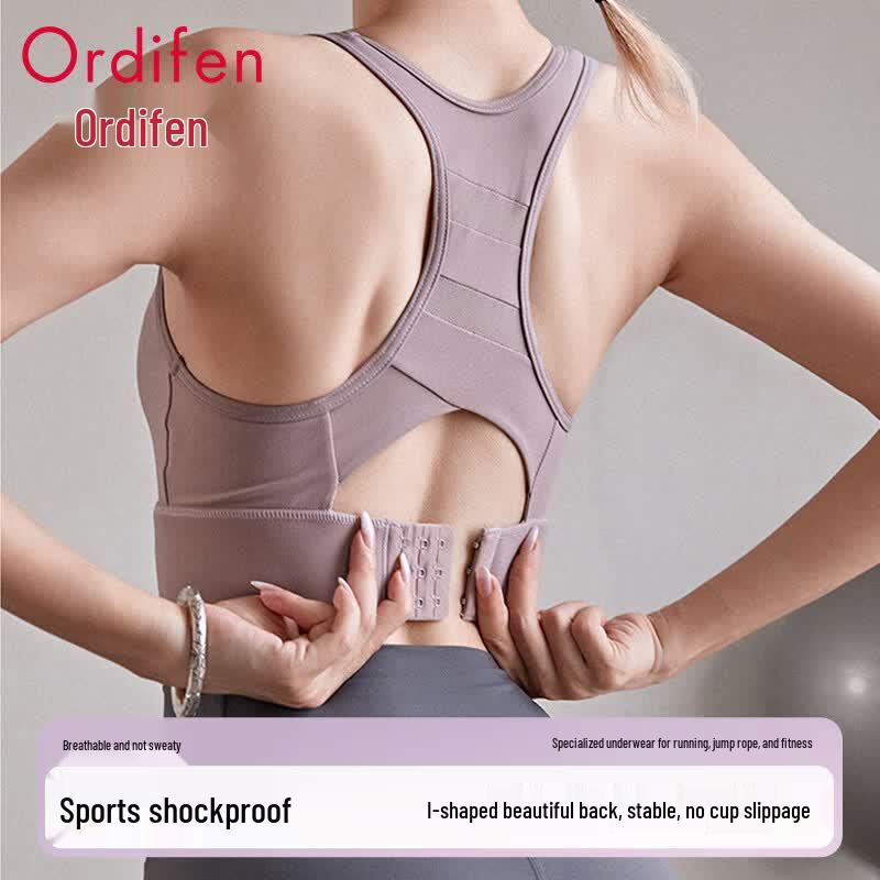 Audifen Women s Shockproof Sports Bra Yoga Vest M