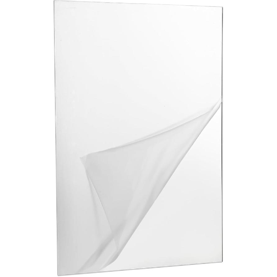 Wall-Mounted Mirror Wall Acrylic Peel Stick On Locker Mirrors Unbreakable Sheet Cut Size Sticky Repair Office Tiles Stickers Tables Ceiling Bedroom