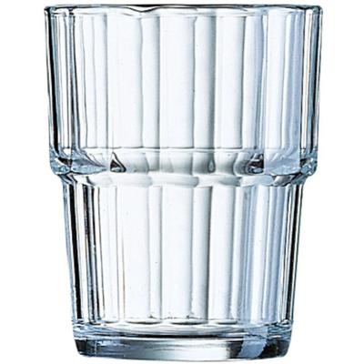 Low Glass Arcoroc NORVEGE Tempered Glass 200 Ml - Set of 6 Pcs.