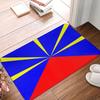 974 Reunion Island Flag Front Door Floor Entrance Mat Outdoor Reunionese Proud Kitchen Bathroom Doormat Garage Carpet Rug Home