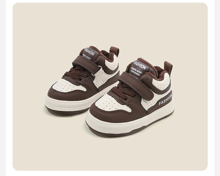 Infant Winter Warm Cotton Shoes: Baby Boys' & Girls' Casual Sports Walking Shoes