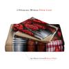 3pcs Valentine's Day Rose Bow Heart,Cattle Animal Printing Bedding Duvet Cover Set Room 2D Cartoon Flat Printing Festival Gif