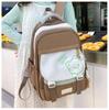 Schoolbag1011 New Lightweight Ins Fresh Large Capacity College Style Schoolbag for College Students Junior High School Students Backpack