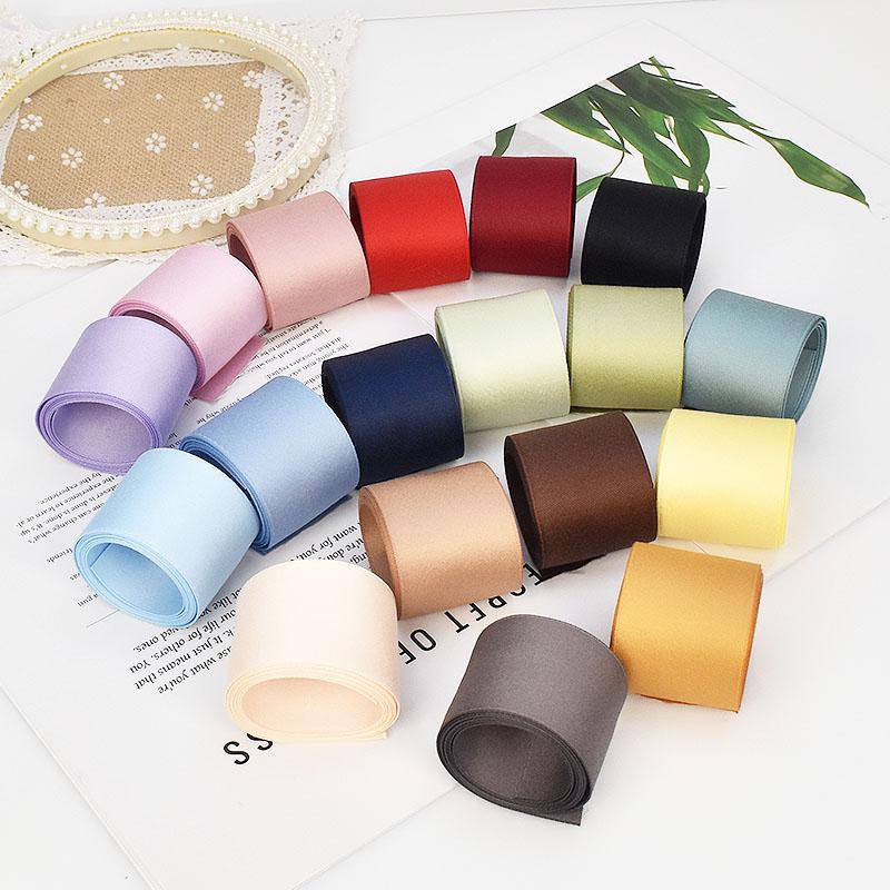 38MM Korean Matte Cotton Ribbon Hair Accessories for DIY Clips