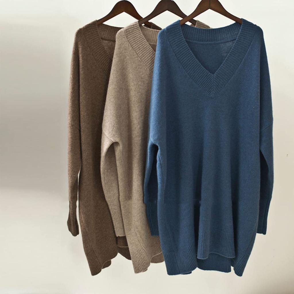 Solid Knit Long Sleeve Loose Perfect for and Plus Sizes and Elegant [xppe] Women's Sweater, Dress, Fit, Spring, Autumn, Winter, Warm, Available,