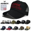 Numbering Embroidered Mesh Cap 7300 [Avirex] [Avirex] (Off-White Brown)