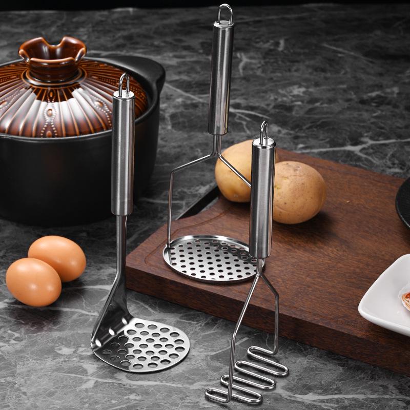 Stainless Steel Potato & Garlic Masher for Baby Food
