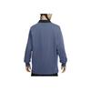 Nike Sportswear Trend Logo Embroidered Half-Zip Polo Long Sleeve T-Shirt Men Tops Phantom-Blue DX6754-491