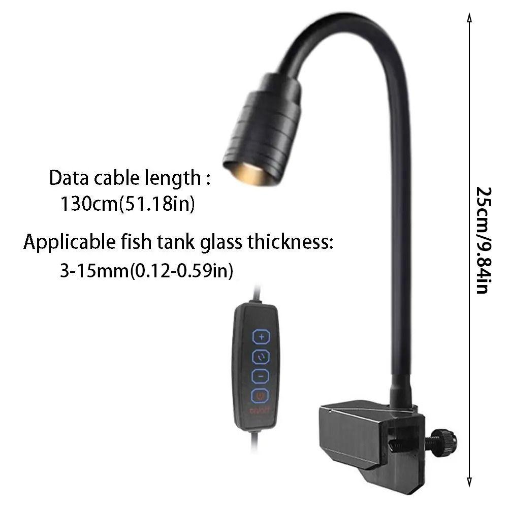 Adjustable Fish Tank Clip Lamp USB Fish Tank Lights New LED Aquarium Light  Home Decorations