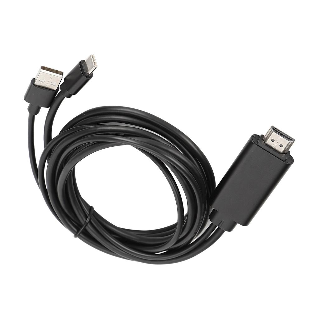 1.8M 4K Type C to HD Multimedia Interface Cable Mobile Phone to HDTV Sync Screen Cable