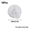 10Pcs Suction Cup Hook DIY Projects Easy Installation PVC