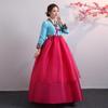 Korean Traditional Embroidered Palace Wedding Dance Costume for Women