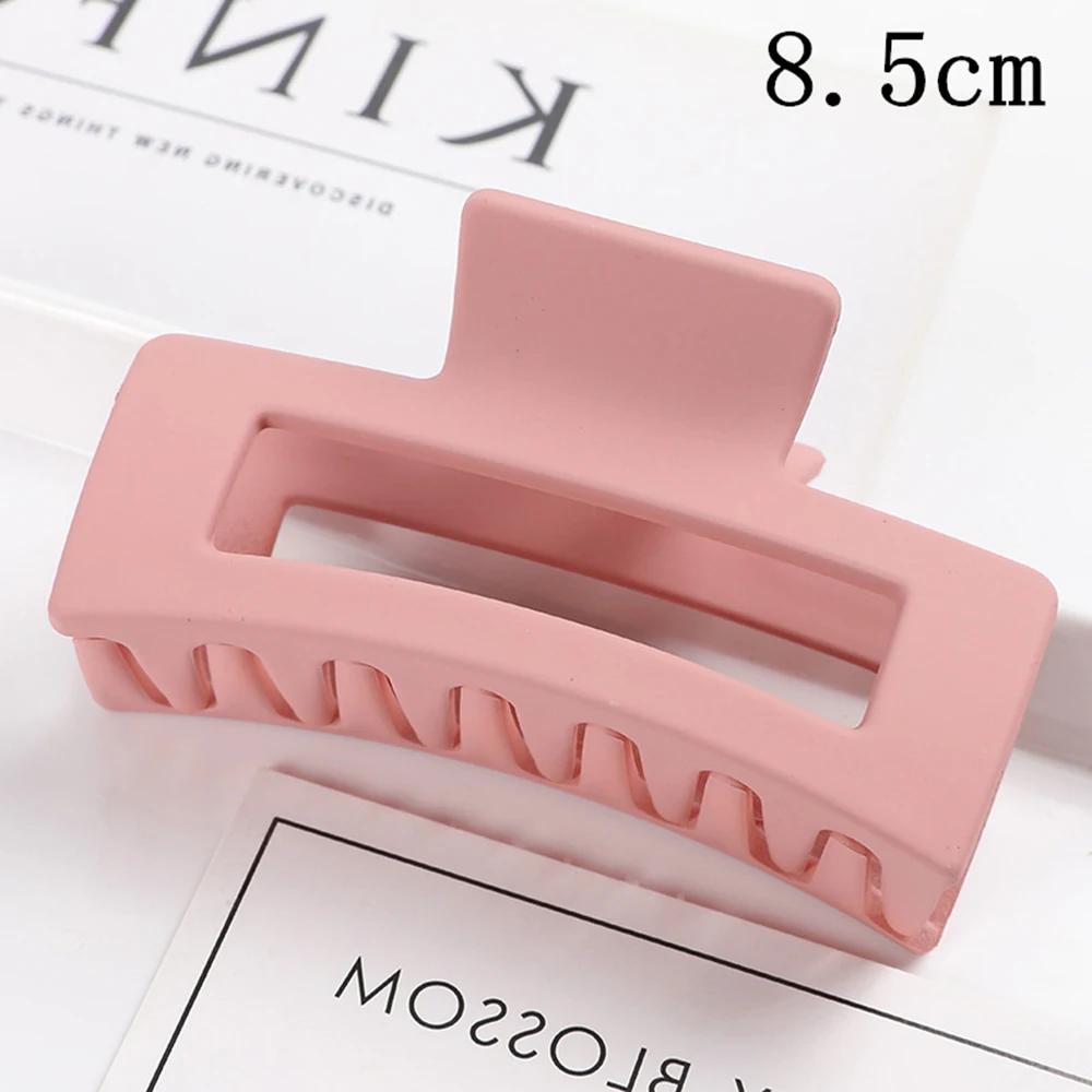 Korean Women Girls Plastic Hair Claws  Clips Headwear Large Size Pin Crab Barrette Fashion Ornament  Accessories