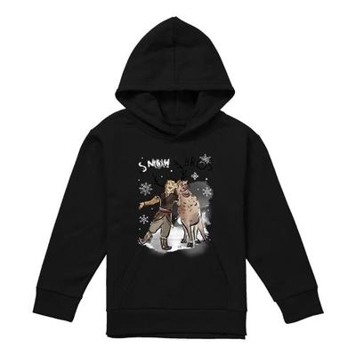 Childrens/Kids Snow Bros Sven & Kristoff Heather Pullover Hoodie