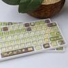 Matcha Flavor Sticker Theme Keycap Xda Cherry Pbt Five-Sided Thermal Sublimation 136Keys Keycap Set