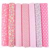 7pcs/kit, Mixed Fabrics Scraps Offcuts Quilting Quilt Fabric Pre-Cut Fat Quarters Cotton Material 25*25cm Bundle New Fabric