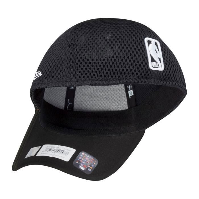 Casquette 39THIRTY - New Era - Chicago Bulls - Noir - 100% Polyester - Stretch Fit