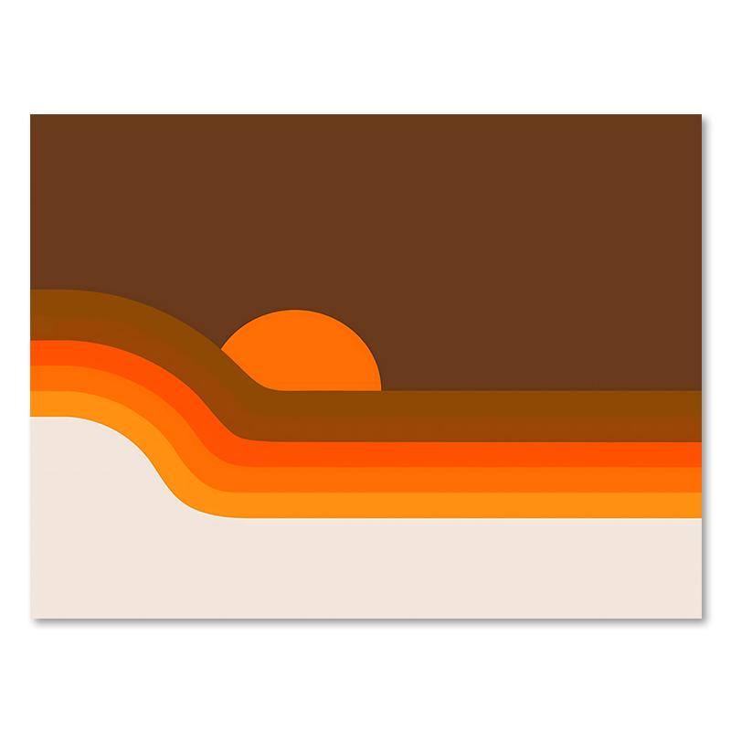 

Ретро Полоски Художественные Принты Закат Губа Радуга Цветок Бабочка Бохо Плакат Холст Картина Настенные Панно Для Декора Гостиной 21x30cm No Framed