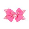 New Girl Headwear Mickey Mouse Hair Accessory Cute Girl Hair Clip Pink Polka Dot Bow Cartoon Hair Clip