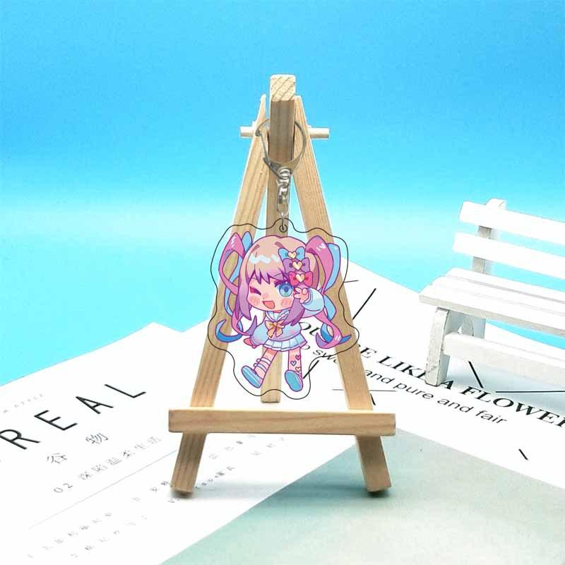 6cm Anime chain Needy Girl Overdose Women Chain For Men Ring Acrylic Car ring Party Pendant Cos Girls Gift