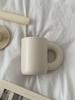 Elegant Table Ivory and Dot Mug (Matte Cafe Cup Gift for Newlyweds)