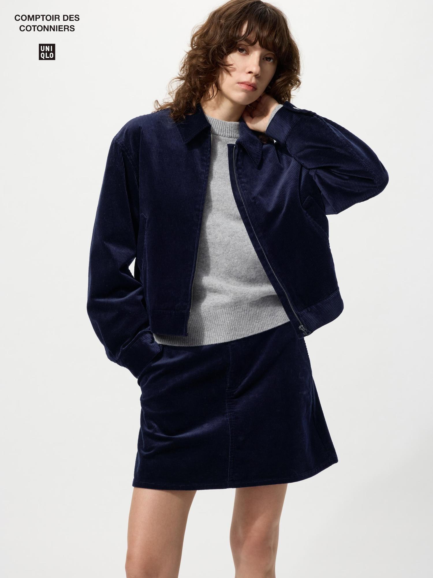 

Мини-юбка Uniqlo из вельвета 69 NAVY/WOMEN XXL