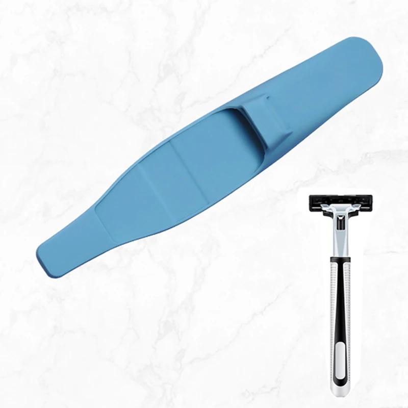 Bärbar resebladshållare Box Rakapparatfodral Män Kvinnor Rakmaskin Förvaringsverktyg Varm Badrumsrenare Organizer