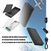 Removable Battery Case Battery Holder Rechargeable Batteries Storage Box Detachable Mobile Power Module ABS Texture